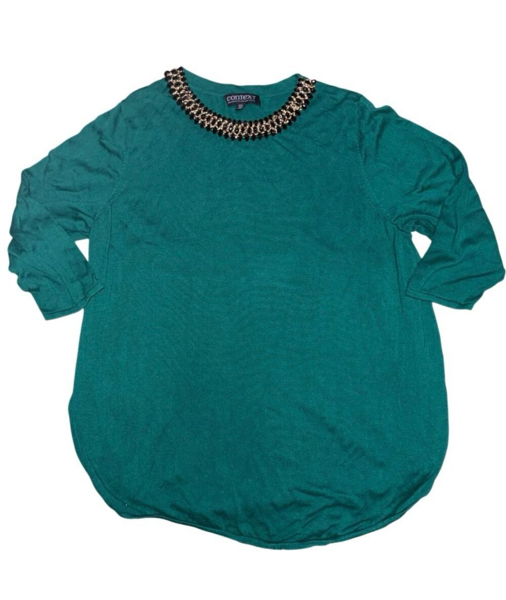 Context Plus Size 3/4 Sleeve Sweater